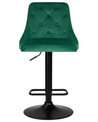 Стул барный ДОБРИН ДЖОСЕПХ БЛАCК (зеленый велюр (МДЖ9-88)) 2 шт / DOBRIN JOSEPH BLACK (MJ9-88))_5