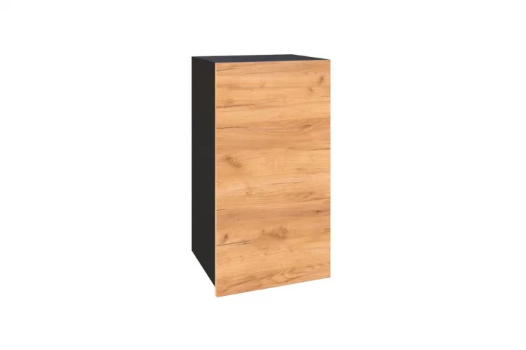 Шкаф кухонный 400 Шервуд ЛД 281.320.000.021 Черный Дуб золотой_0