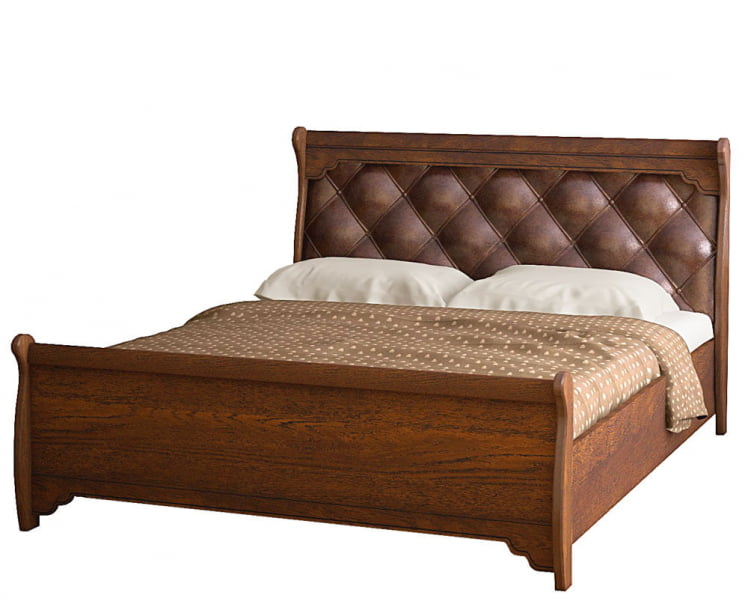 Кровать двойная 1600 Флоренция 677  Дуб оксофрд_0