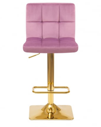 Стул барный ДОБРИН ГОЛДИЕ (пудрово-сиреневый велюр (МДЖ9-52)) 2 шт / DOBRIN GOLDIE (MJ9-52))_6