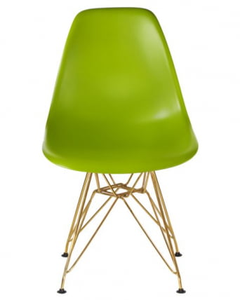 Стул обеденный ДОБРИН ДСР (ножки золотые, цвет салатовый (Г-08)) 4 шт / DOBRIN DSR (G-08))_6