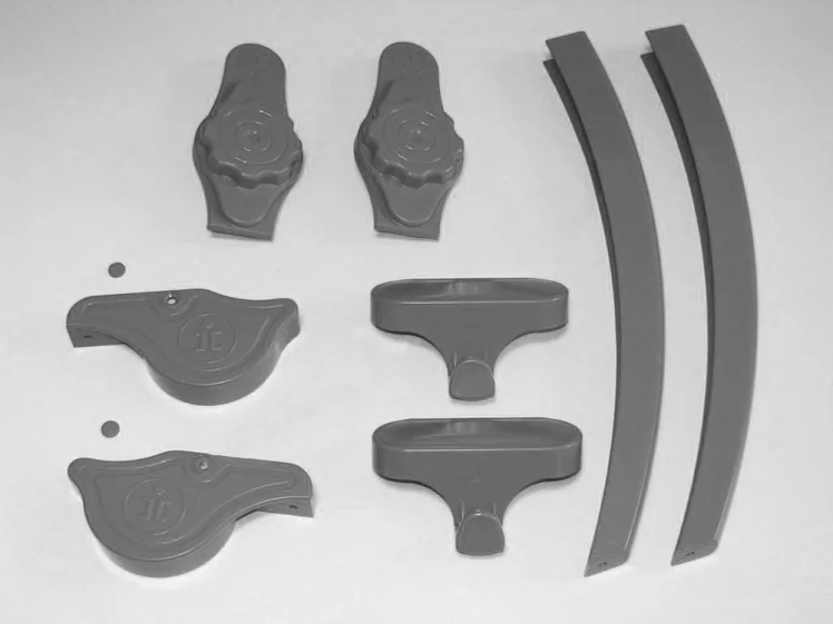 Комплект цветного пластика к парте Element 3/80-40 Серый_0