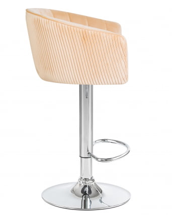 Стул барный DOBRIN DARCY Песочный велюр 1922-3_2