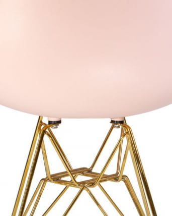 Стул обеденный ДОБРИН ДСР (ножки золотые, цвет светло-розовый (ПК-02)) 4 шт / DOBRIN DSR (PK-02))_8