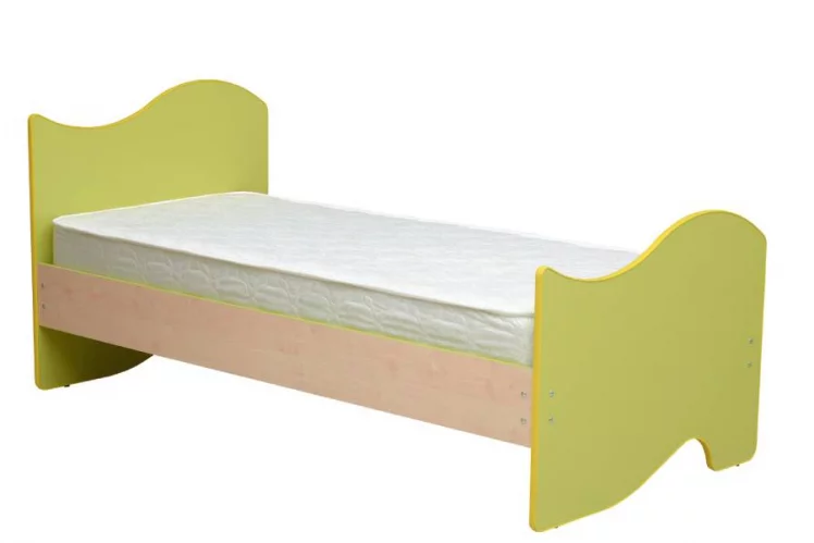 Кровать детская Юниор-11.2 900*1900 Дуб молочный/Синий_0