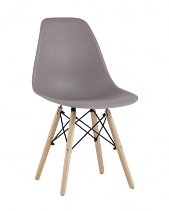 Стул Eames Style DSW темно-бежевый (разборный каркас)_1