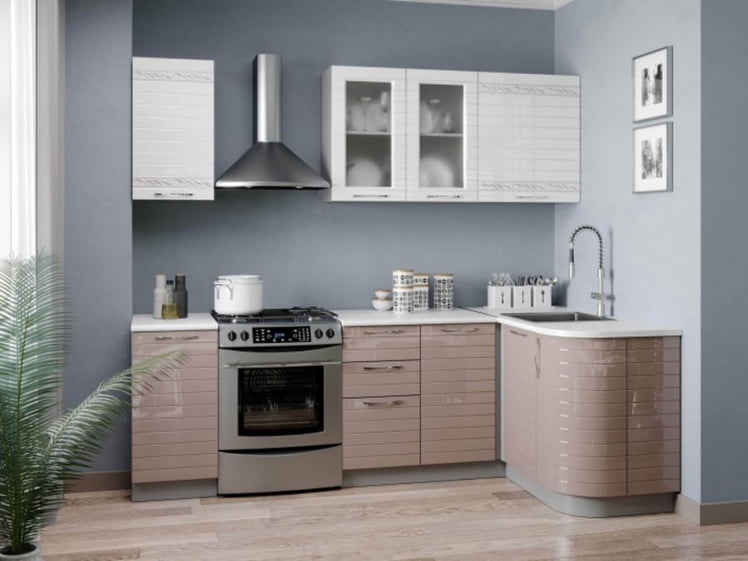 Тумба кухонная угловая 1000 Анастасия ЛД 021.063.000 Капучино_2