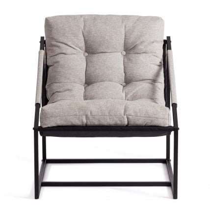 Кресло Чарли / Чарли без подлокотника рогожка, серо-бежевый, 3М 16/2, 70х70х84 см / Charli 3M_8