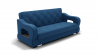 Диван Бруно-2 (ЗР) Цвет фасада: Синий; Тип: Прямой; Материал фасада: Металл/Велюр_800453