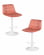 Стул барный DOBRIN TAILOR WHITE (пудрово-розовый велюр (MJ9-32)) 2 шт_3636580