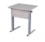Парта одноместная рост 6 прямые углы Серый/Металл Серый_3682576