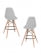 Стул барный DOBRIN DSW BAR (ножки светлый бук, цвет сиденья светло-серый (GR-01)) 2 шт_3636939