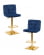 Стул барный DOBRIN GOLDIE (синий велюр (MJ9-117)) 2 шт_3636605