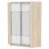 Шкаф-купе YA-230х1400-718-3(ДСС-Белый-D3D3)_346418