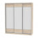 Шкаф-купе B-230х200х60-1(ДСС-D8D8D8)_356106