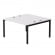 Бенч-система на 2 места на металлокаркасе, опоры 45 гр Everprof EVO 254S016 Белый Черный_2485202