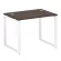 Стол письменный на О-образном м/к METAL SYSTEM БО.СП-1 Венге/Белый_246969