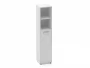 Шкаф 4 узкий  2 полки открытые, 3 полки закрытые Deka 10.19.13Пр Белый_176276