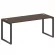 Стол письменный на О-образном м/к METAL SYSTEM БО.СП-5 Венге/Антрацит_247022