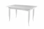 Стол раскладной Ялта-2 с цилиндрическими опорами Белый Анкор светлый_205445