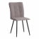 Стул обеденный Bari LT, велюр, серый/черный, 29, 41х55х89 см_2928628