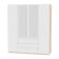 Шкаф распашный R-198х180х60-3-TR-M(ДСС-Белый)_351875