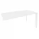 Стол-приставка на П-образном м/к к опорным элементам ONIX O.MP-SPR-4.8 Белый Бриллиант_240948