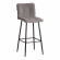 Барный стул Bari/Бари велюр, серый, 29, 45х56х110 см_2898489