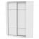 Шкаф-купе YA-198х1250-3(Белый-D4D4)_359284