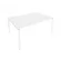 Переговорный стол (1 столешница) Metal SystemБ.ПРГ-1.5 Белый_243292