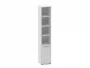 Шкаф 5 узкий верх открытый, низ глухая дверь Deka 10.23.11Пр Белый_176303