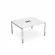 Стол системы БЭНЧ, переговорный, начальный GLOSS LINE НСПН-П.928 Белый Премиум_218993