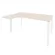 Стол эргономичный левый на П-образном м/к ONIX O.MP-SA-4L Денвер Светлый/Белый_240827