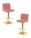 Стул барный DOBRIN GOLDIE (пудрово-розовый велюр (MJ9-32)) 2 шт_3636602