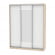 Шкаф-купе B-230х180х60-1(ДСС-Белый-D9D10D9)_355930