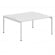Стол двойной XTEN-S XWST 1614 Белый/белый_424020