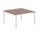 Стол двойной XTEN-S XWST 1414 Дуб сонома/серый_424007