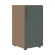 Шкаф-колонка с глухой малой дверью (правый) VELION VLCS 40.1 R Нефрит Кобра_2998963