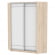 Шкаф-купе YA-198х1250-1(ДСС-Белый-D1D1)_357390