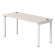 Стол прямой на металлокаркасе, опоры 45 гр Everprof EVO 254S004 Кашемир Белый_2485167
