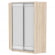 Шкаф-купе YA-230х1400-718-5(ДСС-Белый-D2D2)_346643