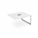 Стол системы БЭНЧ, переговорный, конечный GLOSS LINE НСПК-О.928 Белый Премиум_218966