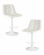 Стул барный DOBRIN TAILOR WHITE (белый PU) 2 шт_3636576