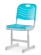 Стул ученический регулируемый пластиковый (рост 3-5) Бирюзовый_3682436