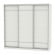 Шкаф-купе B-230х235х60-3(ВД-D7D7D7)_356485