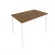 Стол письменный на металлокаркасе SLIM SYSTEM С.СП-4 Орех-Белый_237045
