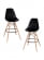 Стул барный DOBRIN DSW BAR (ножки светлый бук, цвет сиденья черный (B-03)) 2 шт_3636940