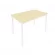 Стол письменный на металлокаркасе SLIM SYSTEM С.СП-4 Клен-Белый_237048