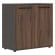 Шкаф с глухими малыми дверьми EDIS ELCS 85.1 Дуб Денвер темный Черный Мокко_3653837