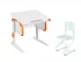 Стол универсальный трансформируемый Parta 1/75 + Stul Белый Оранжевый_55027